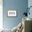 Raleigh, North Carolina - 919 Area Code (Blue)-Lantern Press-Framed Stretched Canvas displayed on a wall