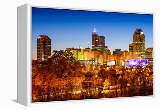 Raleigh, North Carolina, USA Skyline.-SeanPavonePhoto-Framed Premier Image Canvas