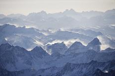 German Alpine Foothills with Karwendel Mountains Near Penzberg-Ralf Gerard-Photographic Print
