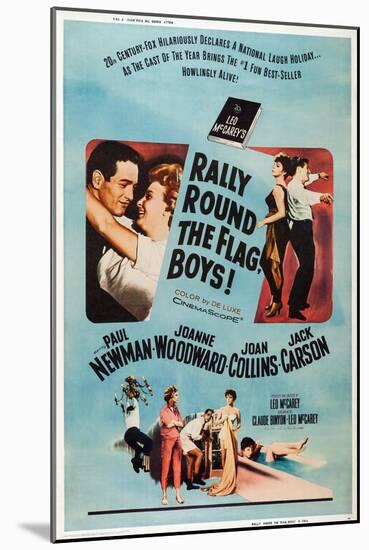 Rally 'Round the Flag, Boy!-null-Mounted Art Print