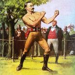 King of the Bare-Knuckle Boxers: John L Sullivan-Ralph Bruce-Giclee Print