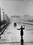 Automobile Arriving from the Eastern Sector of Berlin Being Halted by West Berlin Police-Ralph Crane-Photographic Print