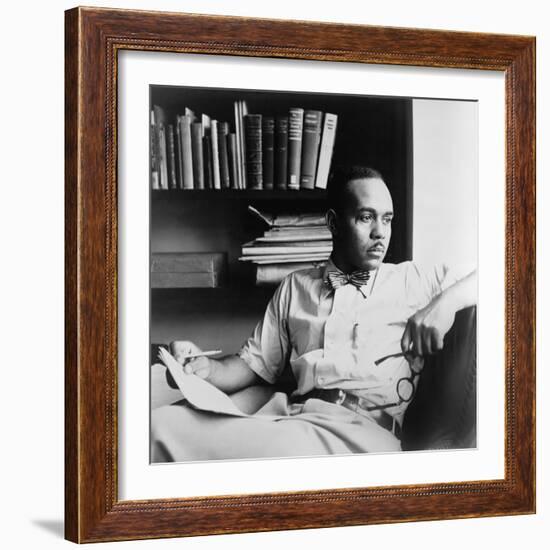 Ralph Ellison (1914-1994), Author of the Classic Novel, Invisible Man (1953), 1950-null-Framed Photo