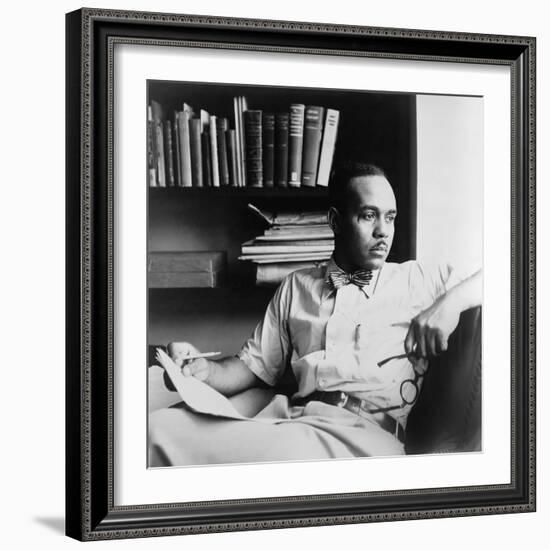 Ralph Ellison (1914-1994), Author of the Classic Novel, Invisible Man (1953), 1950-null-Framed Photo