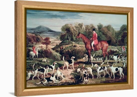 Ralph Lambton and His Hounds-James Ward-Framed Premier Image Canvas