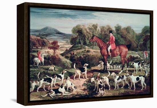 Ralph Lambton and His Hounds-James Ward-Framed Premier Image Canvas