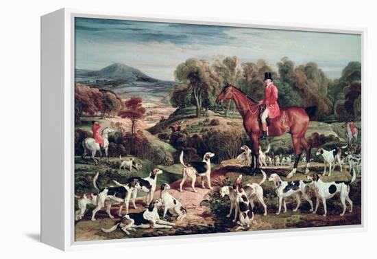 Ralph Lambton and His Hounds-James Ward-Framed Premier Image Canvas