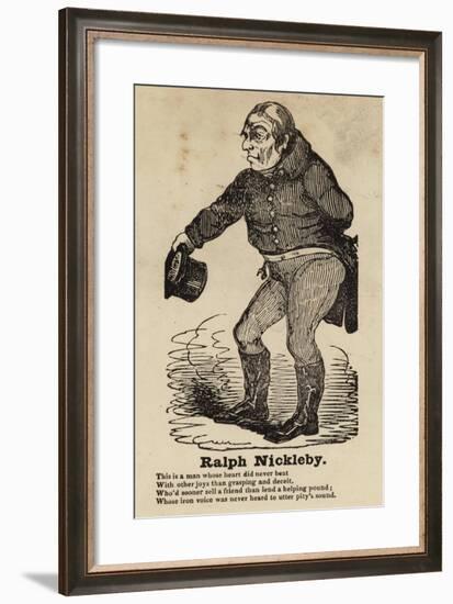 Ralph Nickleby from Nicholas Nickleby-null-Framed Giclee Print