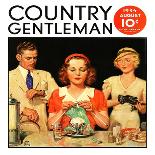 "Lunch Counter Wait," Country Gentleman Cover, August 1, 1934-Ralph P. Coleman-Framed Giclee Print