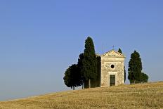 Fields in Tuscany with Hills Beyond-Ralph Richter-Mounted Photographic Print