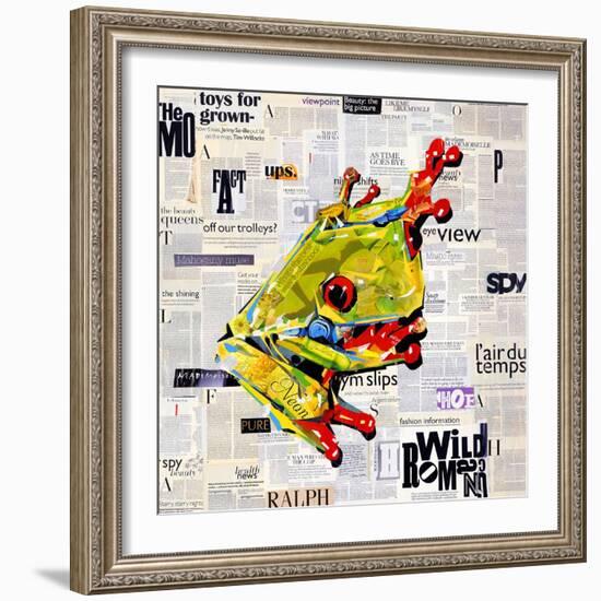 Ralph the Frog-James Grey-Framed Premium Giclee Print