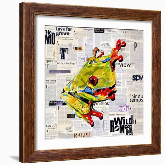 Ralph the Frog-James Grey-Framed Premium Giclee Print