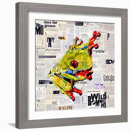 Ralph the Frog-James Grey-Framed Art Print