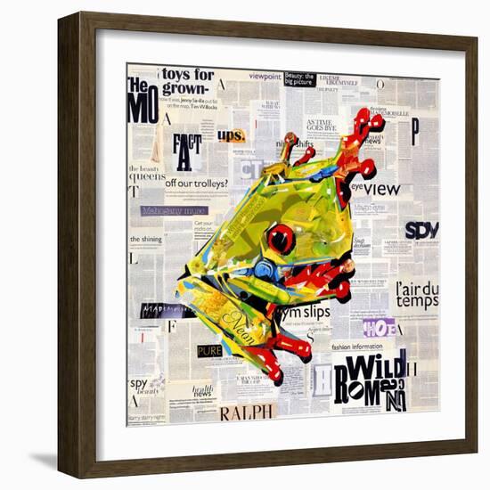 Ralph the Frog-James Grey-Framed Art Print