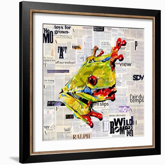 Ralph the Frog-James Grey-Framed Art Print