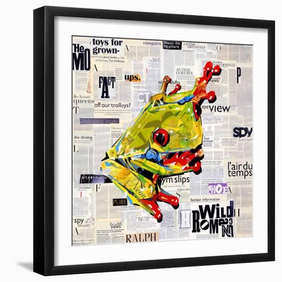 Ralph the Frog-James Grey-Framed Art Print