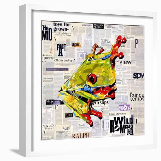 Ralph the Frog-James Grey-Framed Art Print