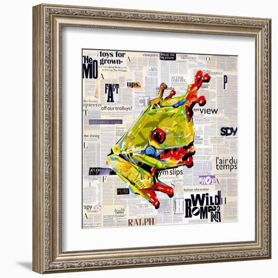 Ralph the Frog-James Grey-Framed Art Print