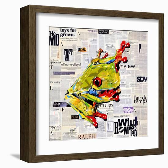 Ralph the Frog-James Grey-Framed Art Print