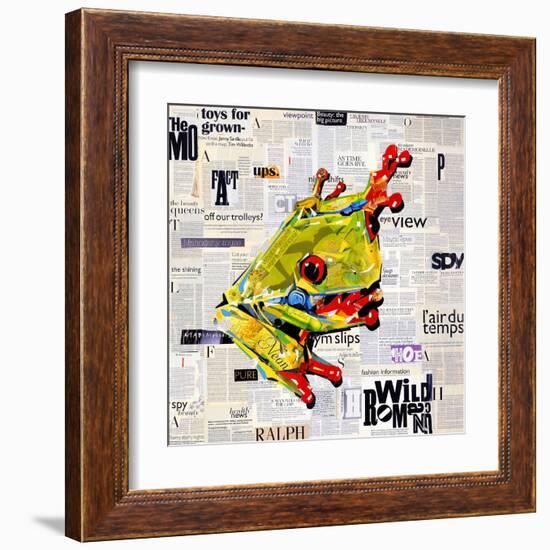 Ralph the Frog-James Grey-Framed Art Print