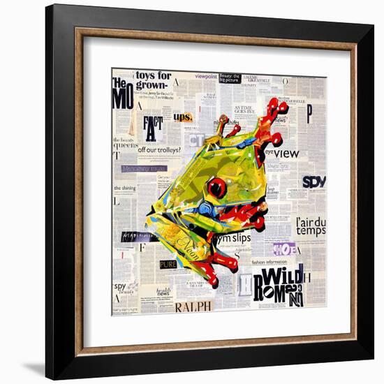 Ralph the Frog-James Grey-Framed Art Print