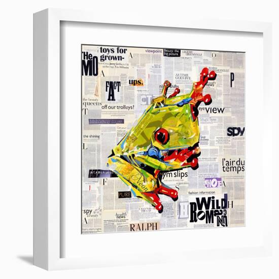 Ralph the Frog-James Grey-Framed Art Print