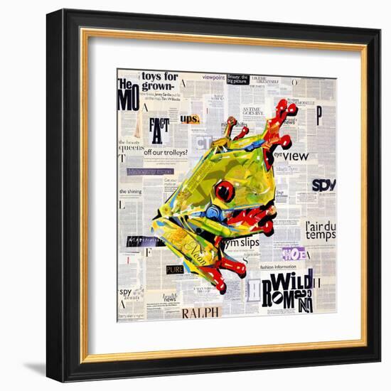 Ralph the Frog-James Grey-Framed Art Print