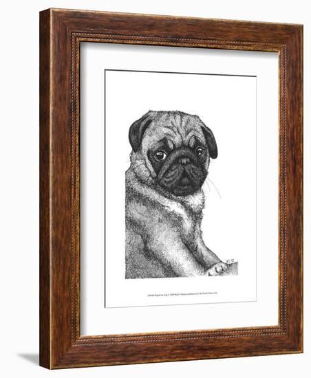 Ralph the Pug-Beth Thomas-Framed Art Print