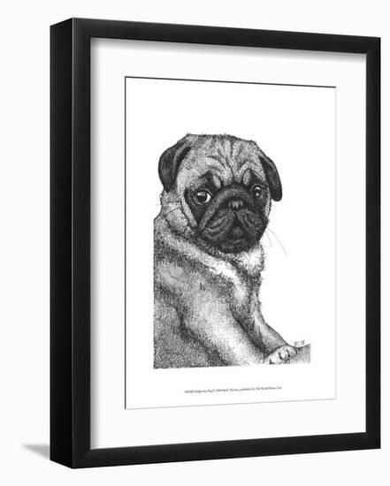 Ralph the Pug-Beth Thomas-Framed Art Print