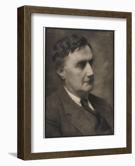 Ralph Vaughan Williams Composer-null-Framed Photographic Print