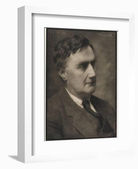Ralph Vaughan Williams Composer-null-Framed Photographic Print
