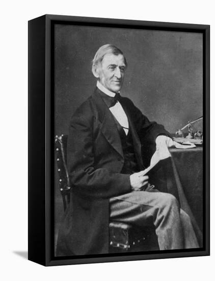Ralph Waldo Emerson American Essayist and Poet-null-Framed Premier Image Canvas