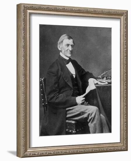 Ralph Waldo Emerson American Essayist and Poet-null-Framed Photographic Print