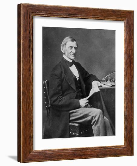 Ralph Waldo Emerson American Essayist and Poet-null-Framed Photographic Print