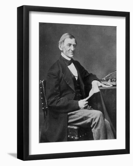 Ralph Waldo Emerson American Essayist and Poet-null-Framed Photographic Print