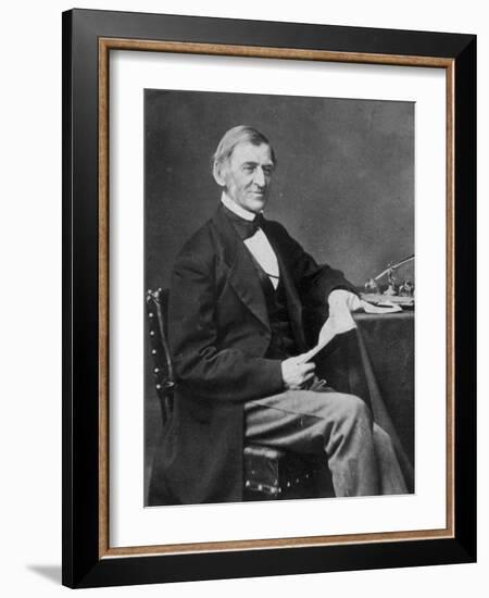 Ralph Waldo Emerson American Essayist and Poet-null-Framed Photographic Print