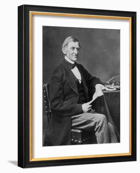 Ralph Waldo Emerson American Essayist and Poet-null-Framed Photographic Print