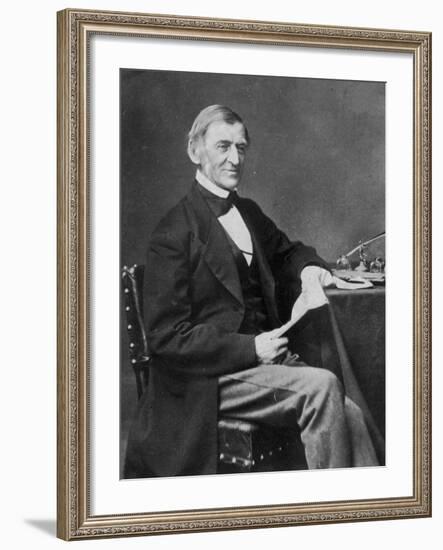 Ralph Waldo Emerson American Essayist and Poet-null-Framed Photographic Print