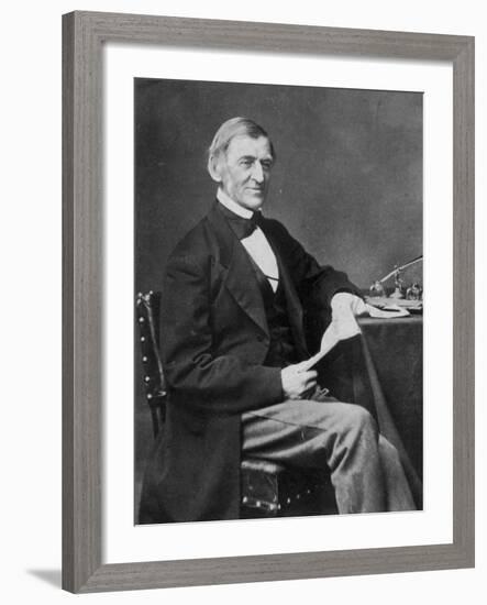 Ralph Waldo Emerson American Essayist and Poet-null-Framed Photographic Print