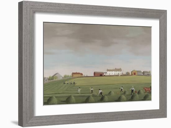 Ralph Wheelocks Farm, c.1822-Francis Alexander-Framed Giclee Print