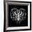 Ram Head Black Mesh-Lisa Kroll-Framed Art Print