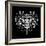 Ram Head Black Mesh-Lisa Kroll-Framed Art Print