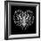 Ram Head Black Mesh-Lisa Kroll-Framed Premium Giclee Print