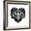 Ram Head Mesh-Lisa Kroll-Framed Art Print