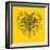 Ram Head Yellow Mesh-Lisa Kroll-Framed Premium Giclee Print