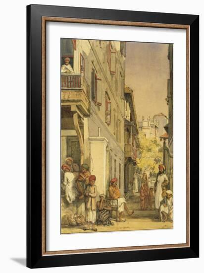 Ram Lal's House in Bombay, India-William Carpenter-Framed Giclee Print