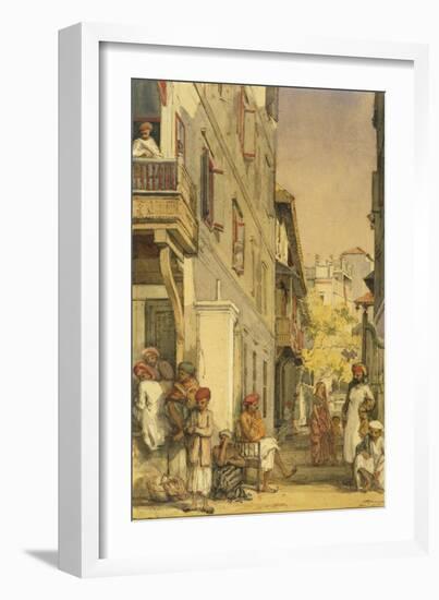 Ram Lal's House in Bombay, India-William Carpenter-Framed Giclee Print