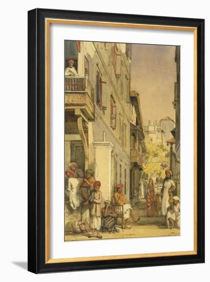 Ram Lal's House in Bombay, India-William Carpenter-Framed Giclee Print