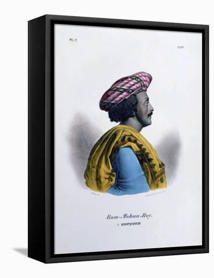 Ram Mohan Roy, Founder of the Brahmo Samaj, 1828-Marlet et Cie-Framed Premier Image Canvas