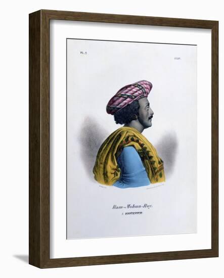 Ram Mohan Roy, Founder of the Brahmo Samaj, 1828-Marlet et Cie-Framed Giclee Print